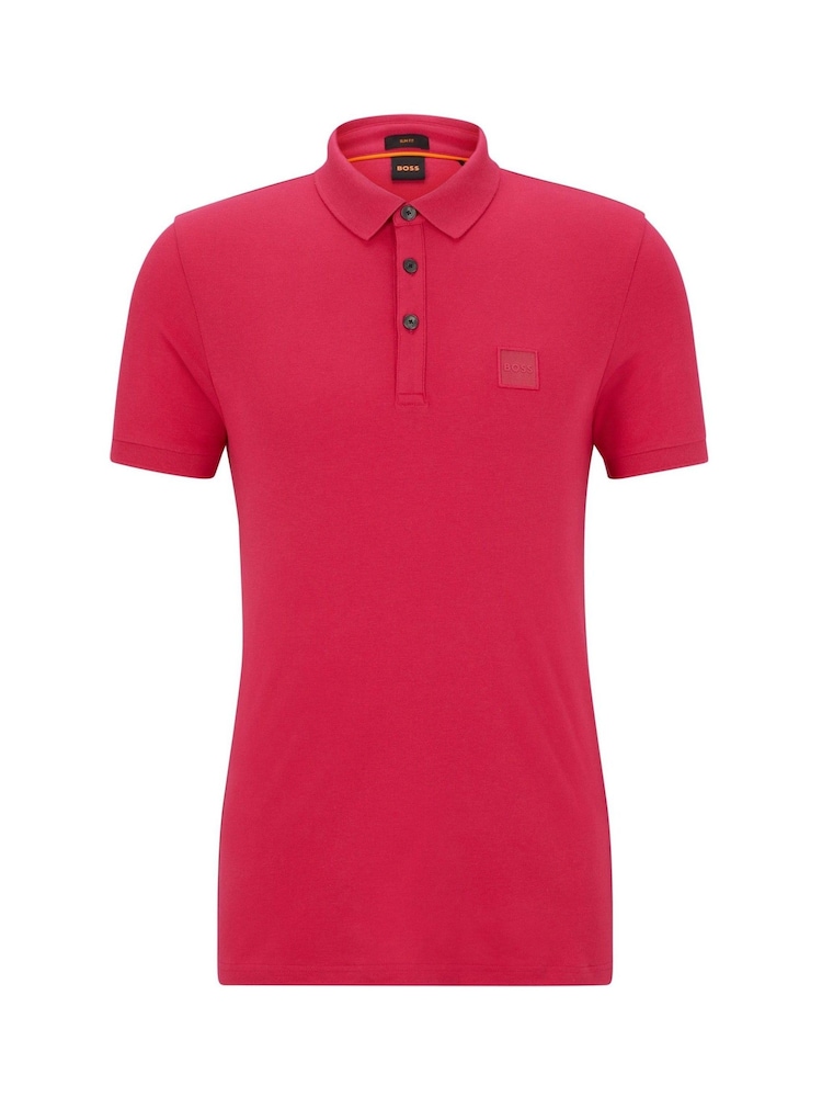 BOSS Pink Passenger Polo Shirt - Image 3 of 3
