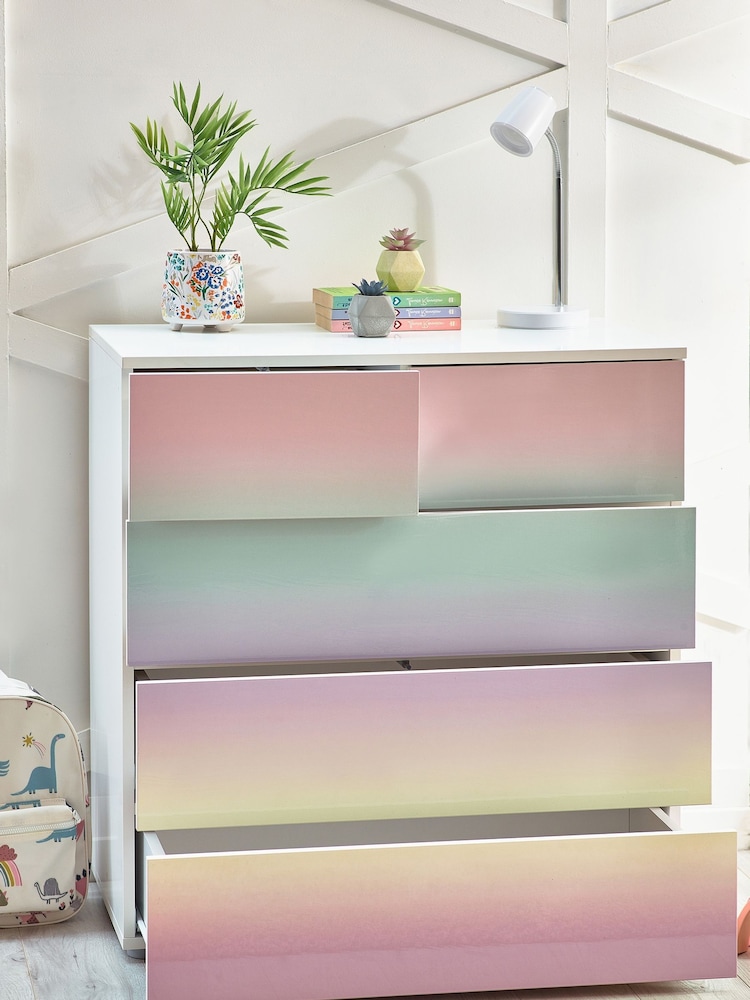 Multi Ombre Kids Gloss Chest Of Drawers - Image 2 of 7