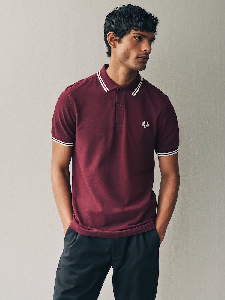 Fred Perry Twin Tipped Polo Shirt - Image 4 of 6