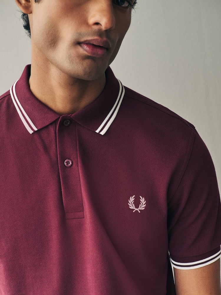 Fred Perry Twin Tipped Polo Shirt - Image 5 of 6