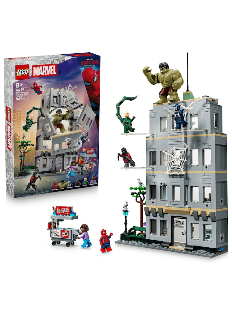 LEGO Marvel Spider-Man vs. Hulk Epic Clash 76350 - Image 2 of 3 LEGO Marvel Spider-Man vs. Hulk Epic Clash 76350 - Image 2 of 3