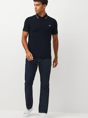 Fred Perry Mens Twin Tipped Polo Shirt - Image 2 of 8