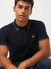 Fred Perry Mens Twin Tipped Polo Shirt - Image 4 of 8