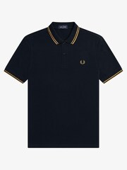 Fred Perry Mens Twin Tipped Polo Shirt - Image 6 of 8