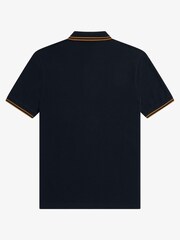 Fred Perry Mens Twin Tipped Polo Shirt - Image 7 of 8