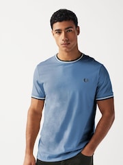 Fred Perry Twin Tipped Logo T-Shirt - Image 1 of 6