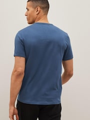 Синий - Fred Perry Cotton T-Shirt - Image 2 of 7