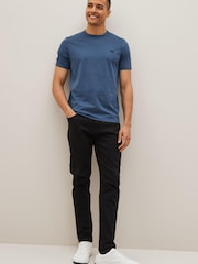 Синий - Fred Perry Cotton T-Shirt - Image 3 of 7