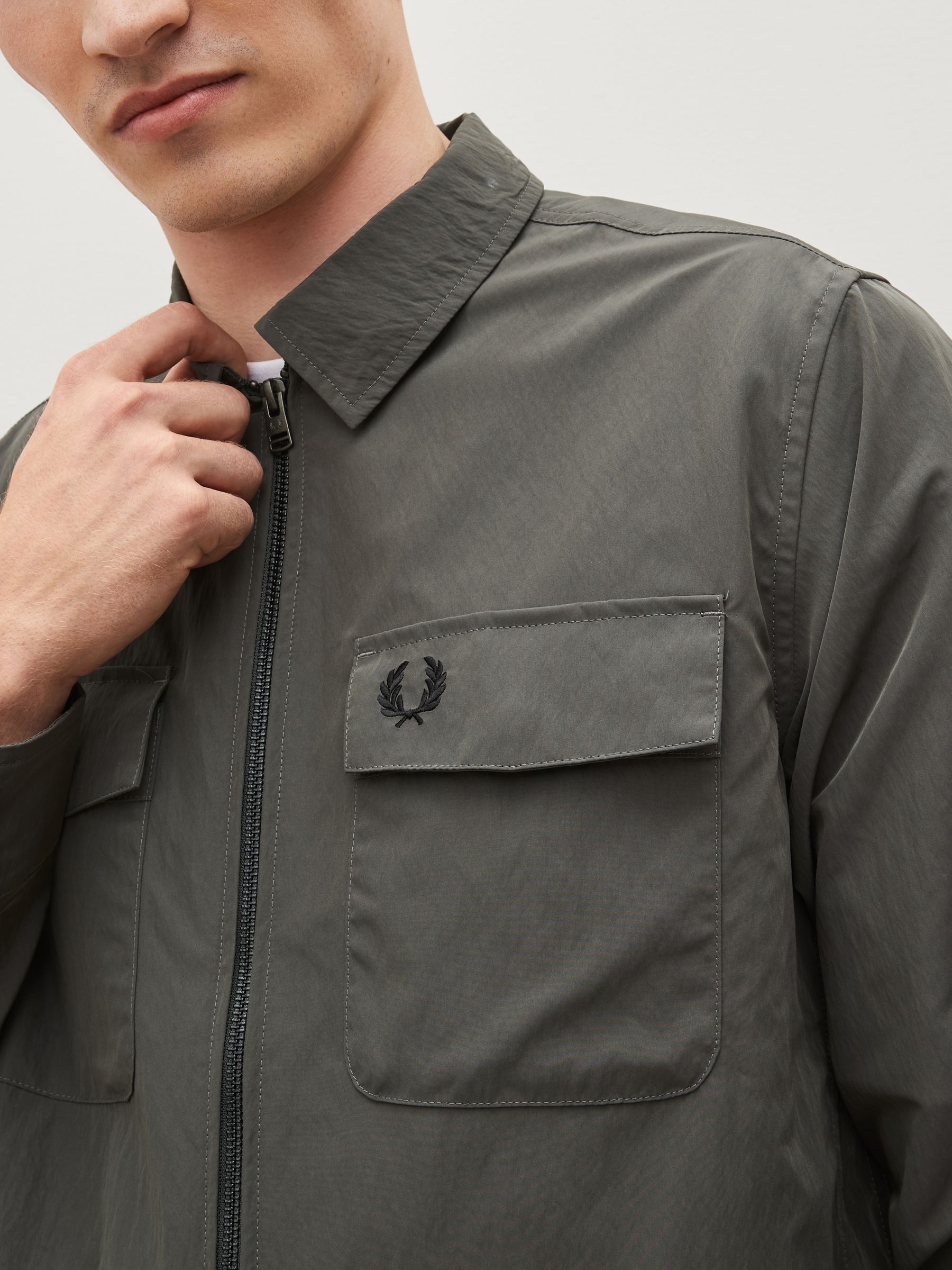 Buy Fred Perry Zip Through Lightweight Jacket from Next