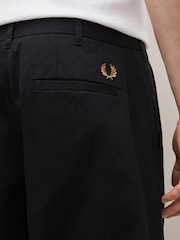 Fred Perry Navy Twill Tapered Trousers - Image 4 of 4