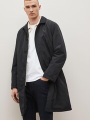 Fred Perry Nylon Mac Black Jacket - Image 3 of 6