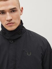 Fred Perry Nylon Mac Black Jacket - Image 4 of 6