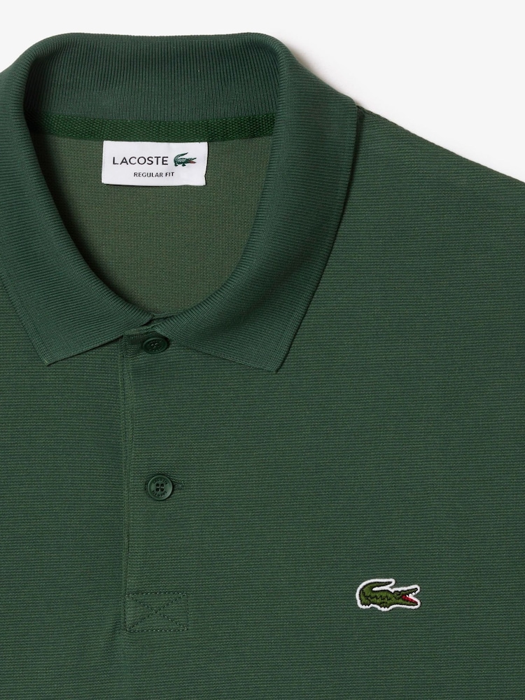 Lacoste Regular Fit Cotton Blend Ottoman Polo Shirt - Image 6 of 6