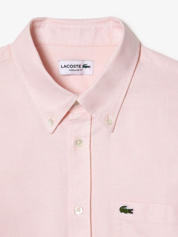 Lacoste 100% Cotton Oxford Shirt - Image 5 of 6