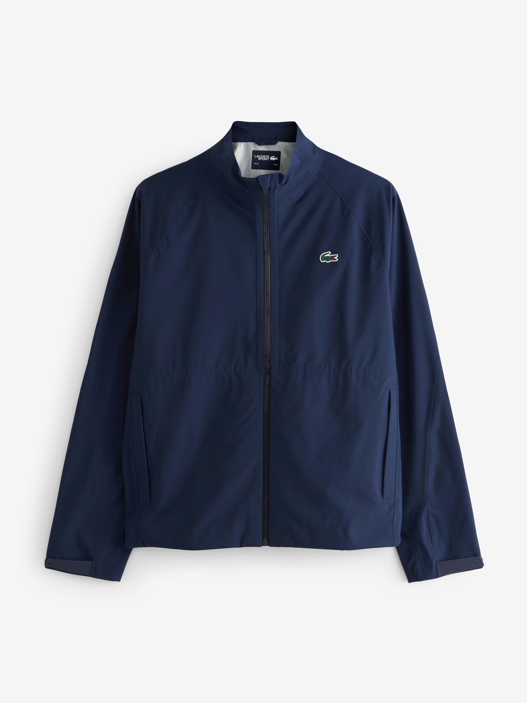 Buy Lacoste Navy Golf Zip Close Waterproof Windbreaker from Next Luxembourg