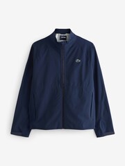 Lacoste Navy Golf Zip-Close Waterproof Windbreaker - Image 4 of 4
