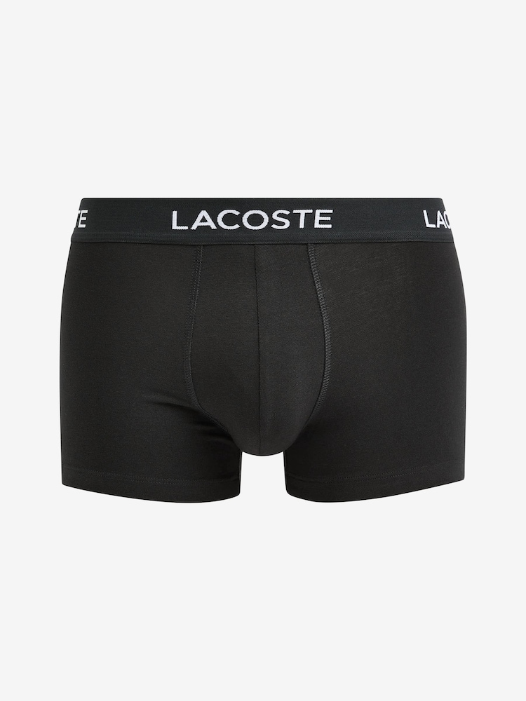 Lacoste 5 Pack Black Trunks - Image 10 of 10