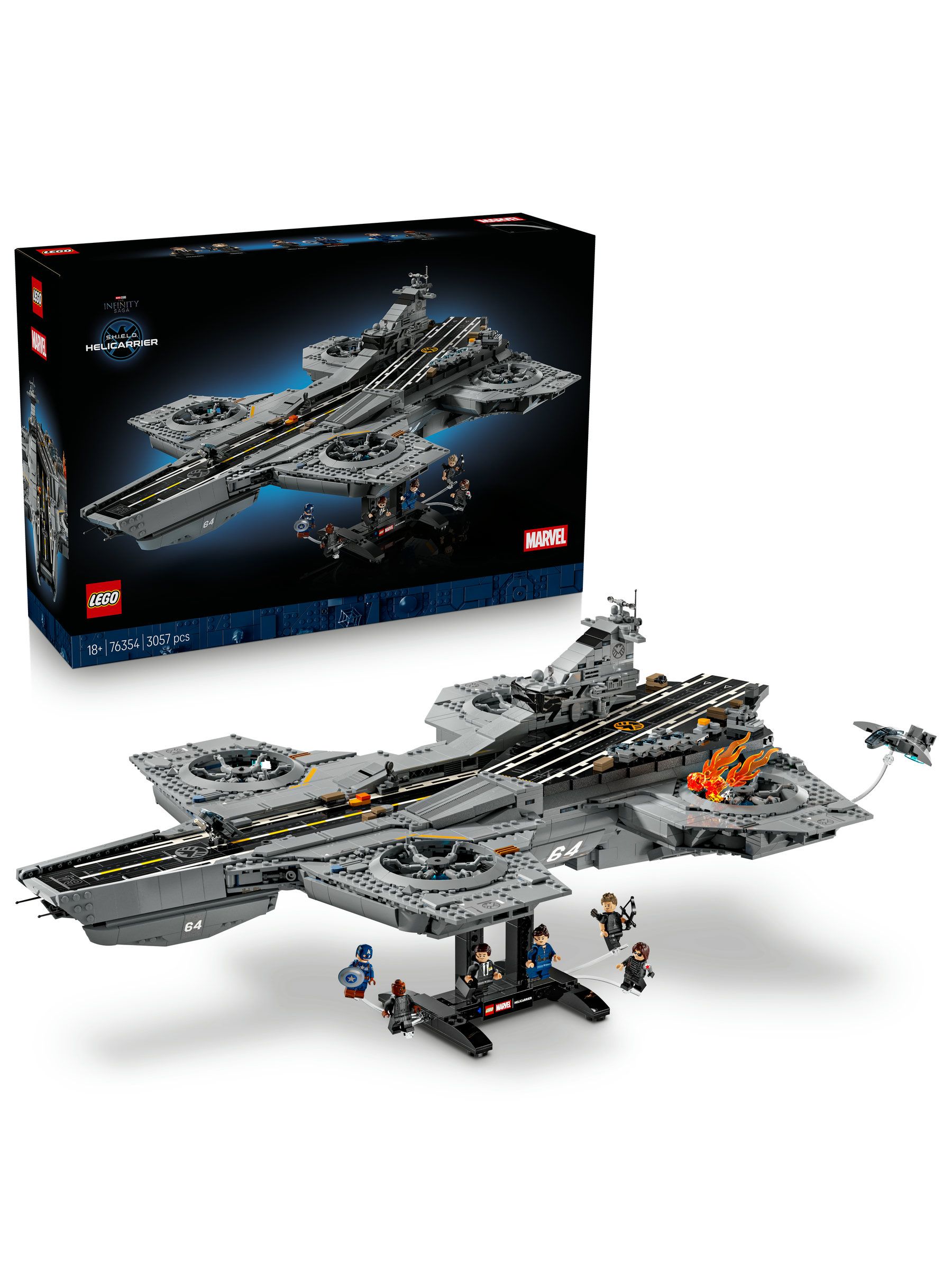 Lego Marvel Super Heroes S.H.I.E.L.D. Helicarrier 76354 - Image 12