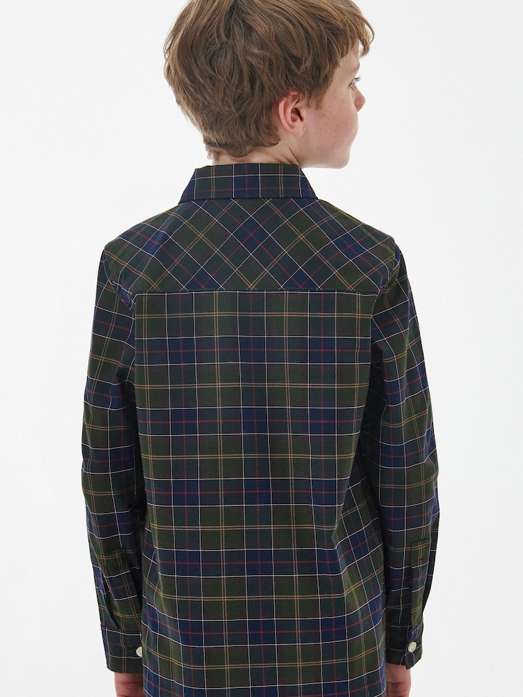 Barbour® Brown Classic Tartan Boys Shirt - Image 2 of 7