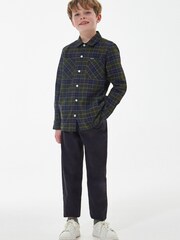 Barbour® Brown Classic Tartan Boys Shirt - Image 3 of 7