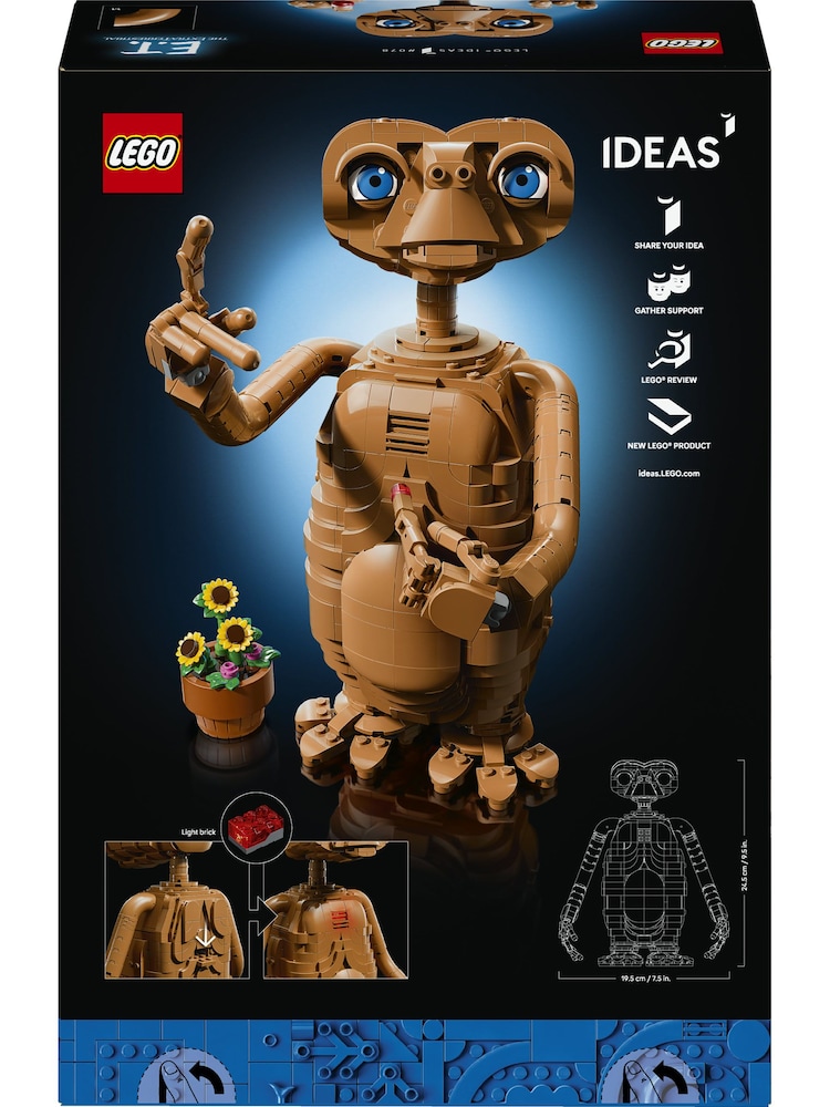 LEGO Ideas 21370 Ideas E.T. the Extra-Terrestrial - Image 7 of 7 LEGO Ideas 21370 Ideas E.T. the Extra-Terrestrial - Image 7 of 7