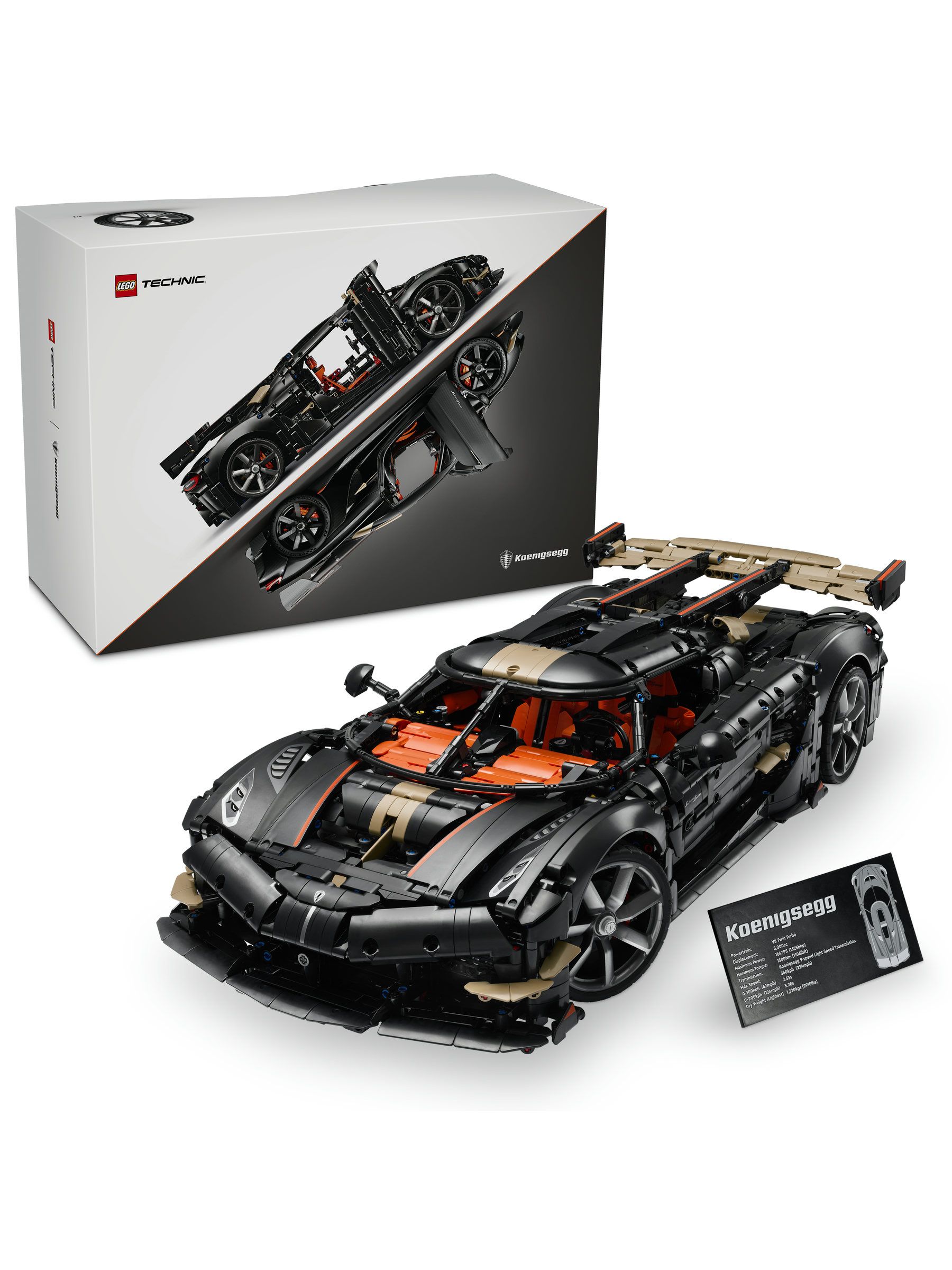 LEGO Technic Koenigsegg Sadair’s Spear Megacar Set 42232 - Image 8