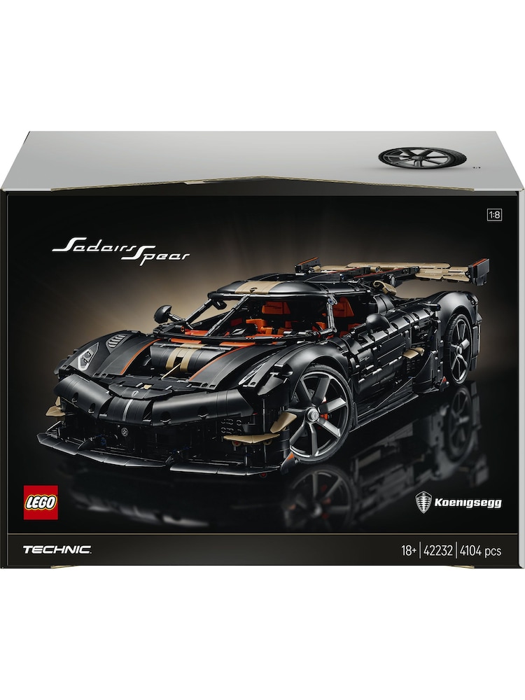LEGO Technic™ Koenigsegg Sadair’s Spear Megacar - Engineering Kit for 18+ - 42232 - Image 1 of 8