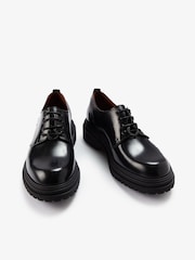 Fred Perry Derby Black Shoes - Image 3 of 6