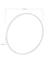 Okroglo stensko ogledalo - Slika 6 iz 6