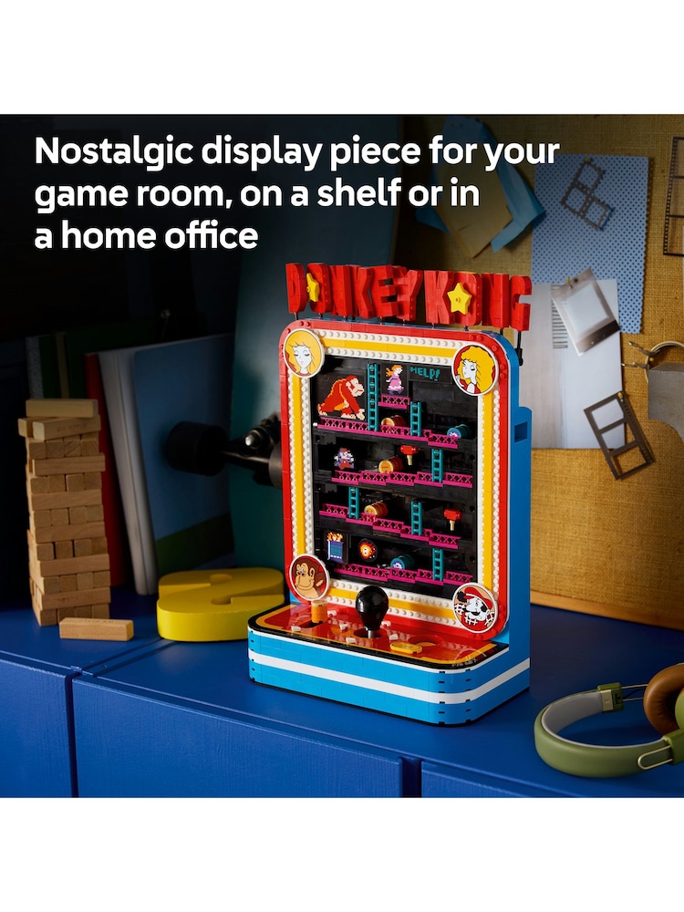LEGO Donkey Kong Arcade - Building Set for Adults, Ages 18+ - Collectible for Gaming Fans - 72051 - Image 9 of 9 LEGO Donkey Kong Arcade - Building Set for Adults, Ages 18+ - Collectible for Gaming Fans - 72051 - Image 9 of 9