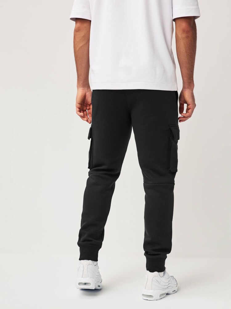 Champion Black Cargo Joggers - Image 2 of 4