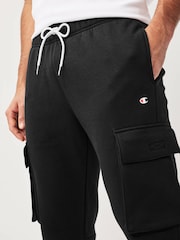 Champion Black Cargo Joggers - Image 3 of 4