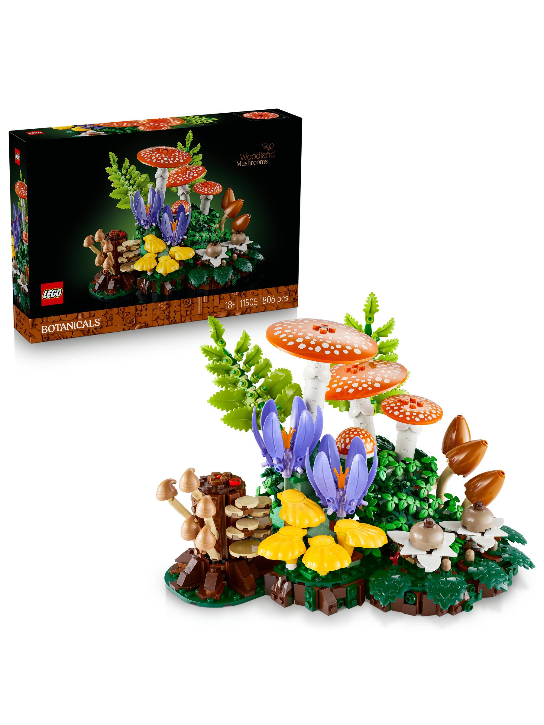 Lego Kids Botanicals Building Block - Wood Mushrooms - Image 18