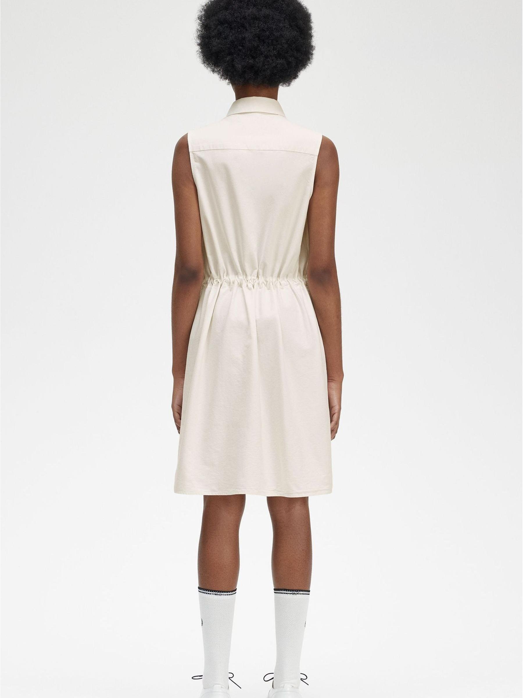 Buy Fred Perry Sleeveless Shirt White Dress from Next Luxembourg