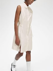 Fred Perry Sleeveless Shirt White Dress - Image 9 of 11