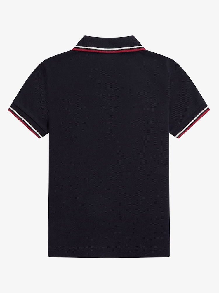 Fred Perry Kids Twin Tipped Polo Shirt - Image 2 of 3