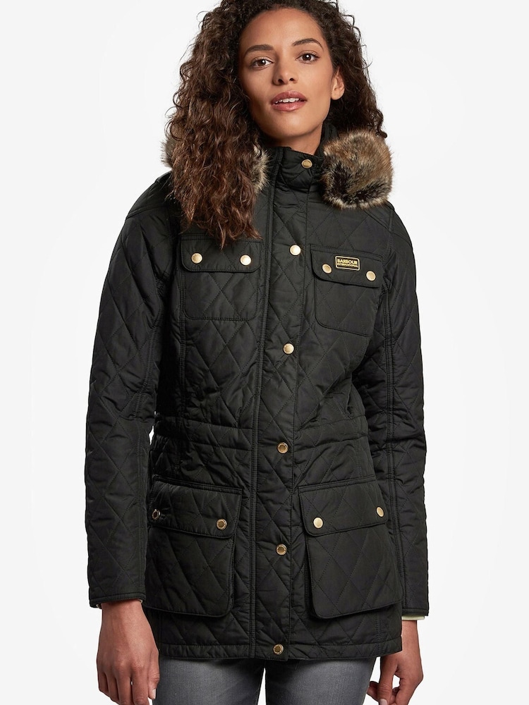 Barbour International® Enduro Quilted Jacket - Image 1 of 7 Barbour International® Enduro Quilted Jacket - Image 1 of 7