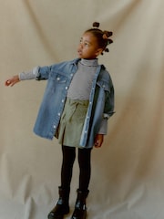 Black/White Stripe High Neck Top (3-16yrs) - Image 2 of 5