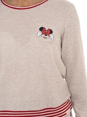 Character Grey Minnie Mouse Waffle Short Pyjamas - Image 2 of 5