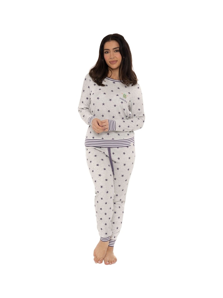 Character Grey Star Aop Mandalorian Long Pyjamas - Image 1 of 5