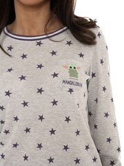 Character Grey Star Aop Mandalorian Long Pyjamas - Image 3 of 5