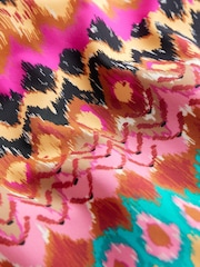 Boden Pink Cap Sleeve Tie Swimsuit - Image 6 of 6