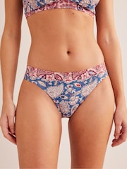 Boden Blue Panel Bikini Bottoms - Image 1 of 6