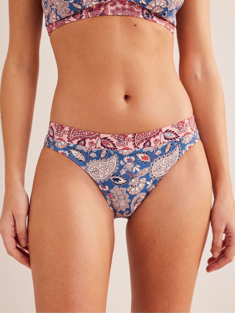 Boden Blue Panel Bikini Bottoms - Image 1 of 6 Boden Blue Panel Bikini Bottoms - Image 1 of 6