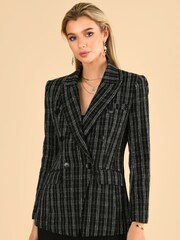 Jolie Moi Sloane Military-Jacke aus Tweed - Bild 1 von 5