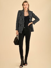 Jolie Moi Sloane Military-Jacke aus Tweed - Bild 4 von 5