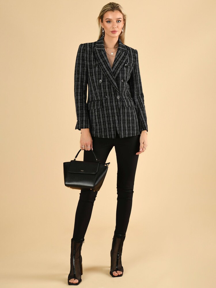 Jolie Moi Sloane Military-Jacke aus Tweed - Bild 5 von 5