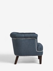 Nina Campbell Clabon Indigo Milbourne Accent Chair - Image 4 of 7