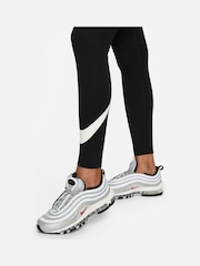 Nike Black Sportswear Swoosh Leggings - Image 3 of 4