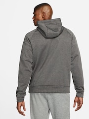 Темно-серый - Nike Therma-FIT Pullover Training Hoodie - Image 2 of 13